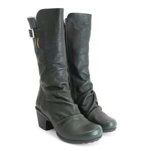 Fluevog Hopefuls Kanawa slouchy leather boots GUC